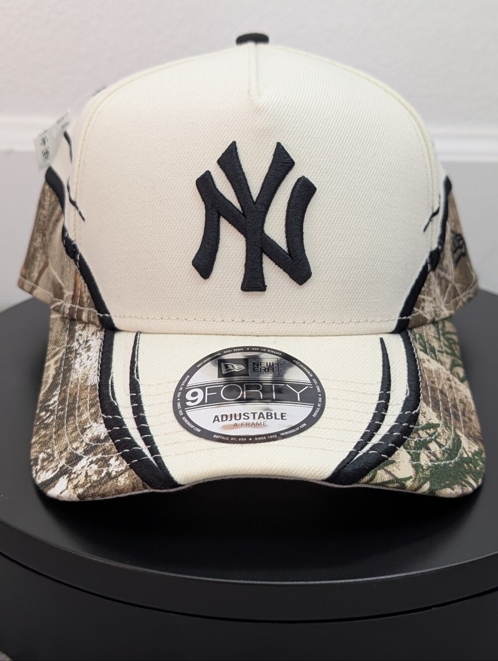 New Era NY Yankees Camo Panel 9FORTY Snapback Hat